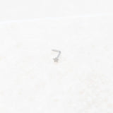 Wholesale jewelry 18K Gold PVD Stainless Steel Star Nose Stud-  stainless studio 