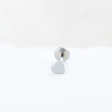 Wholesale jewelry 18K Gold PVD Stainless Steel Heart Nose Stud- stainless studio 
