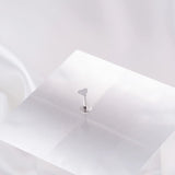 Wholesale jewelry 18K Gold PVD Stainless Steel Heart Nose Stud- stainless studio