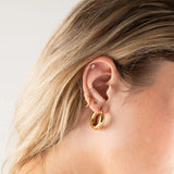 Wholesale jewelry 18K Gold PVD Stainless Steel Star Nose Stud- gold model 