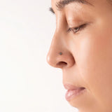 Wholesale jewelry 18K Gold PVD Stainless Steel Star Nose Stud- stainless model 