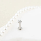Wholesale jewelry 18K Gold PVD Stainless Steel Star Nose Stud- stainless studio 