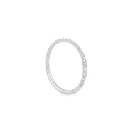 Wholesale jewelry Stainless Steel CZ Stone Hoop Earring- main 