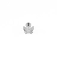 Wholesale jewelry 18K Gold PVD Stainless Steel Sunburst Butterfly Nose Stud- stainless main 