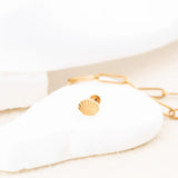 Wholesale jewelry 18K Gold PVD Stainless Steel Sunburst Shell Nose Stud- gold studio 