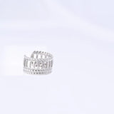 Wholesale jewelry 18K Gold PVD Stainless Steel Cutout Ladder Ear Cuff - stainless studio
