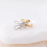 Wholesale jewelry 18K Gold Stainless Steel Snake Ear Cuff - stainless and gold studio 