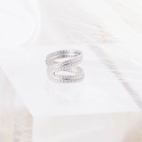 Wholesale jewelry 18K Gold Stainless Steel Braided Ear Cuff- stainless studio 