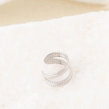 Wholesale jewelry 18K Gold Stainless Steel Braided Ear Cuff- stainless studio 