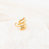 Wholesale jewelry 18K Gold Stainless Steel Snake Crawler Ear Cuff- gold studio 