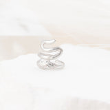 Wholesale jewelry 18K Gold Stainless Steel Snake Crawler Ear Cuff- stainless studio 