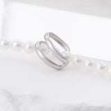 Wholesale jewelry 18K Gold Stainless Steel Classic Double Ear Cuff - stainless studio 