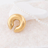 Wholesale jewelry 18K Gold Stainless Steel Statement Ear Cuff - gold studio
