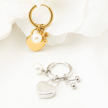 Wholesale jewelry 18K Gold PVD Stainless Steel Cherry Earring Bundle - stainless and gold studio  