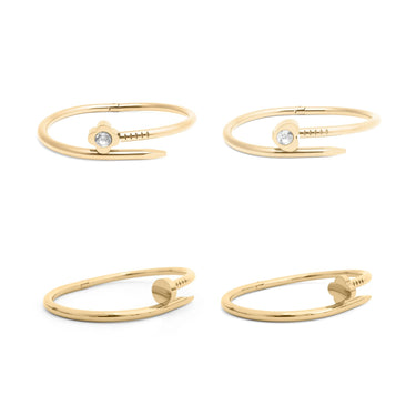 Gold Bangle Bracelet Bundle