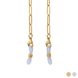 Gold Paperclip Sunglass Chain 