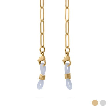 Gold Paperclip Sunglass Chain 