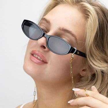 Gold Paperclip Sunglass Chain 