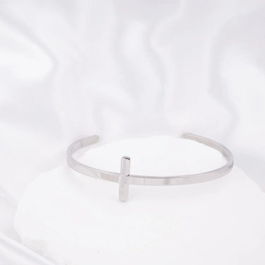 Wholesale jewelry 18K Gold PVD Stainless Steel The Journey Cross Cuff Gift Set- stainless studio 