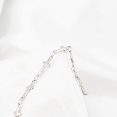 Wholesale jewelry 18K Gold PVD Stainless Steel The Guided Cross Bracelet Gift Set - stainless studio 