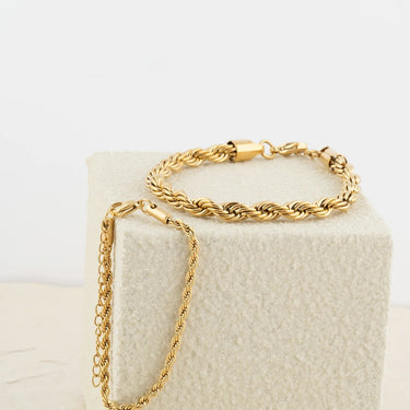 Wholesale jewelry 14K Gold Filled Plus™ Rope Chain Bracelet- Studio  