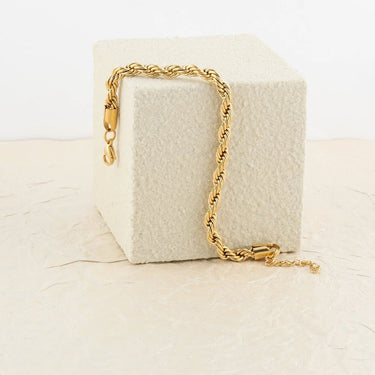 Wholesale jewelry 14K Gold Filled Plus™ Rope Chain Bracelet- Studio  