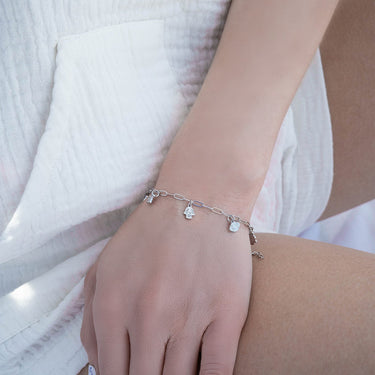 Hamsa & Evil Eye Charm Bracelet

