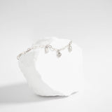 18K Gold PVD Stainless Steel Heart & Lock Charm Bracelet