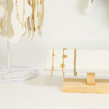 Two Tier Spinner Display Anklets