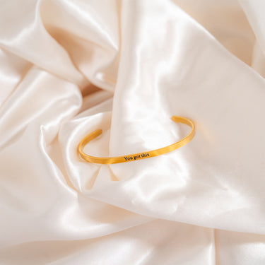 Gold / “You got this” Bracelet / BRJ1035