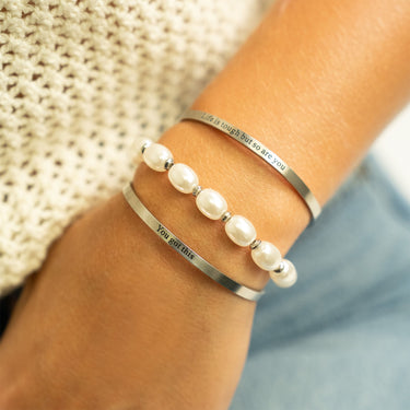 Silver / “You got this” Bracelet / BRJ1035 / BRJ1088