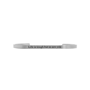 Silver / “Life is tough but so are you" / BRJ1037