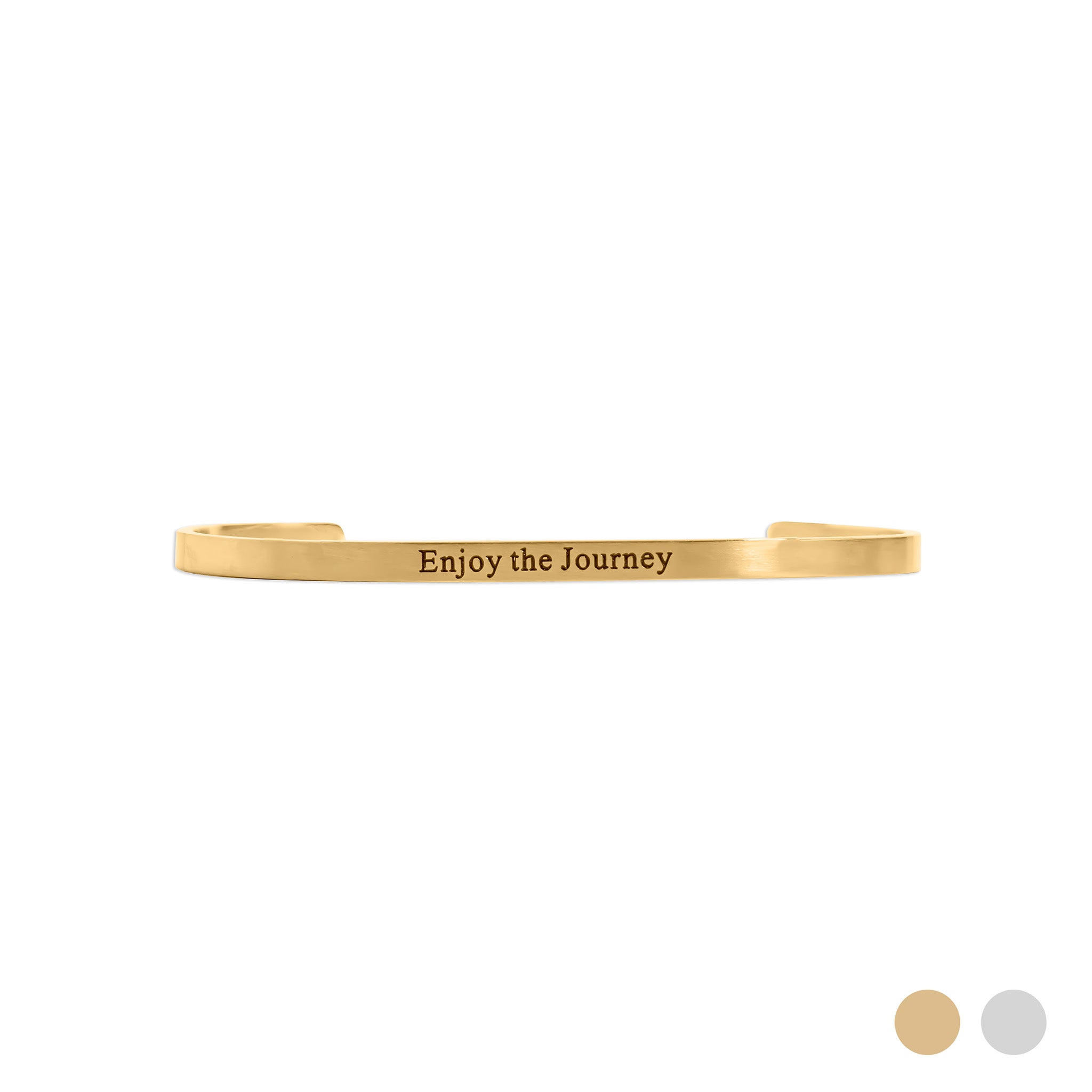 18K Gold PVD Enjoy the Journey Bracelet / BRJ1039