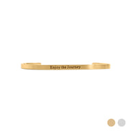 18K Gold PVD Enjoy the Journey Bracelet / BRJ1039