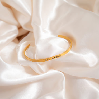 18K Gold PVD Enjoy the Journey Bracelet / BRJ1039