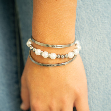 18K Gold PVD Enjoy the Journey Bracelet / BRJ1039 / BRJ1034 / BRJ1086