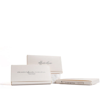Silver / 18K Gold PVD Stainless Steel Let your Light Shine Bracelet / Packaging