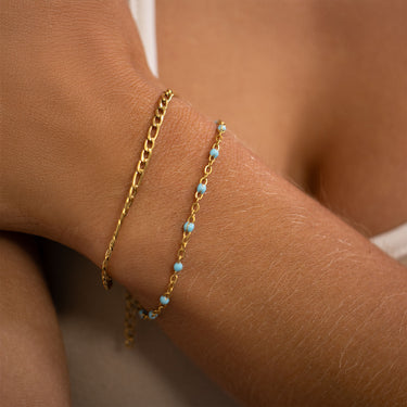 Turquoise Confetti Bracelet