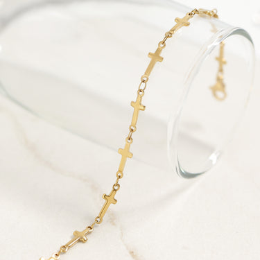 Cross Chain Bracelet 
