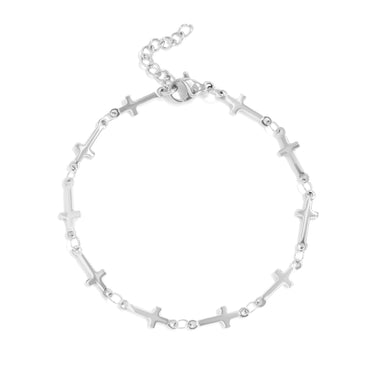 Cross Chain Bracelet 