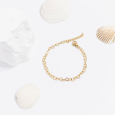 Heart Chain Bracelet