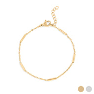 Satellite Bar Chain Bracelet