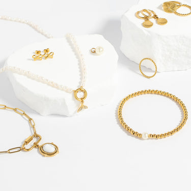Herringbone Charm Holder Necklace 