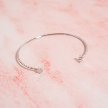 Adjustable Cuff with Cancer Ribbon Charm