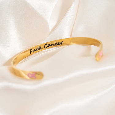 Adjustable Bangle F*ck Cancer