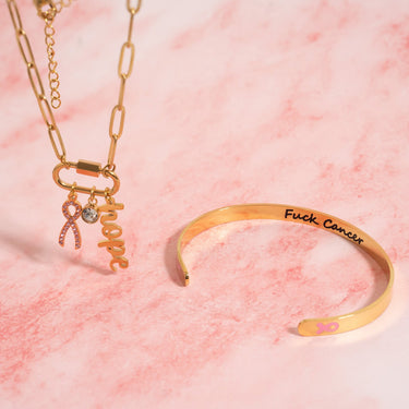 Adjustable Bangle F*ck Cancer