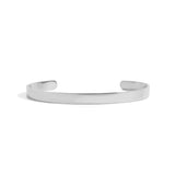 Wholesale jewelry 18K Gold PVD Stainless Steel Adjustable Bangle F*ck Cancer - stainless main (front view)
