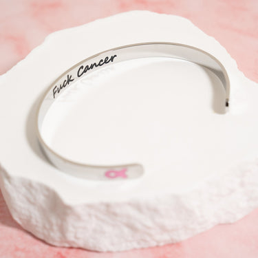 Adjustable Bangle F*ck Cancer