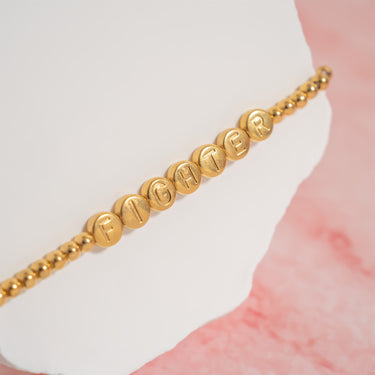 Fighter Metal Bead Bracelet