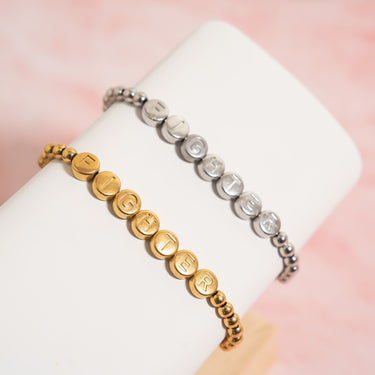 Fighter Metal Bead Bracelet